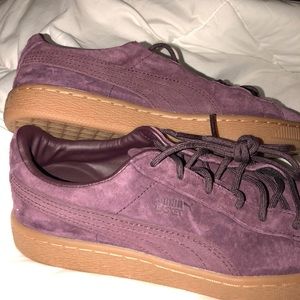 Puma Suede Basket “Burgundy Gum” Shoes